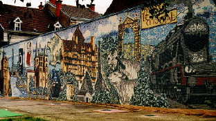 fresque des monuments de paray le monial
