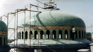 chantier de pose mosquee sural
