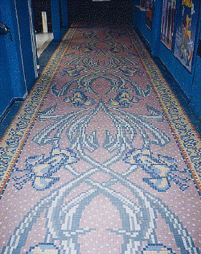 tapis lys art deco