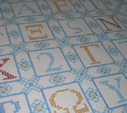 sol chambre abecedaire bleu