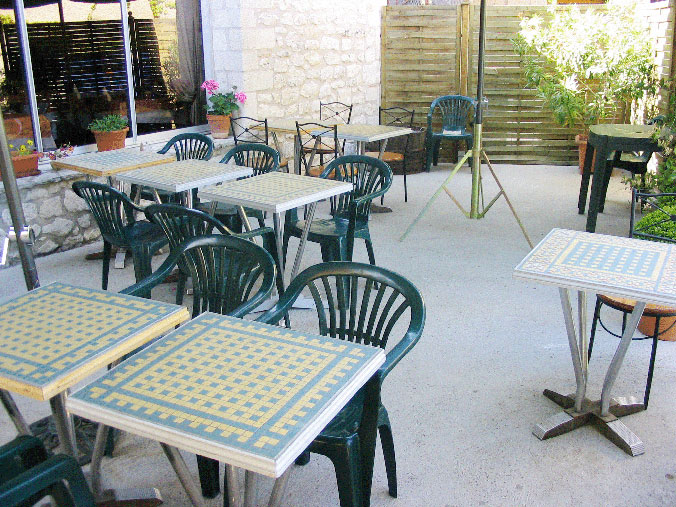 terrasse de bistrot