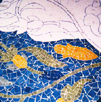 detail mosaique contemporaine
